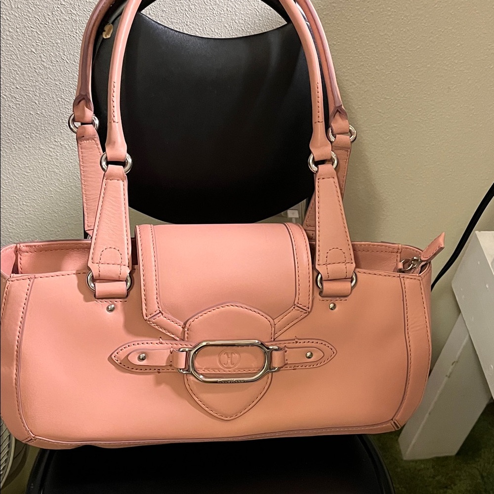 Cole Haan Pink Shoulder Bag with Buckle
